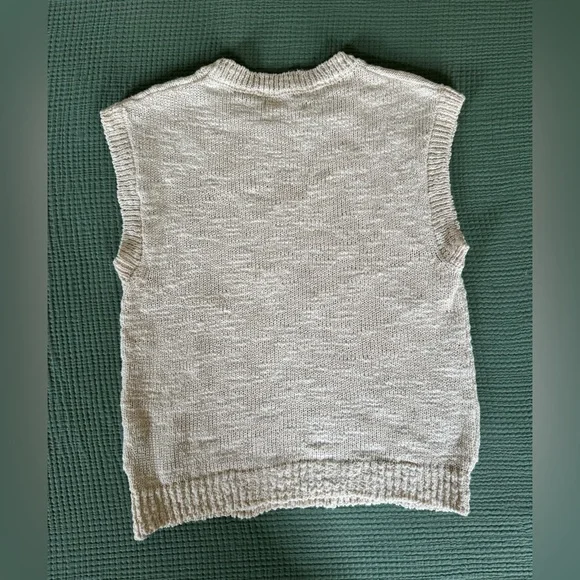 TWOTHIRDS Abang Cotton Sleeveless Knit Top - Ecru - Picture 5 of 16